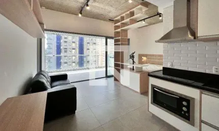 Kitnet / stúdio para aluguel - moema, 1 quarto,  45 m² - são paulo