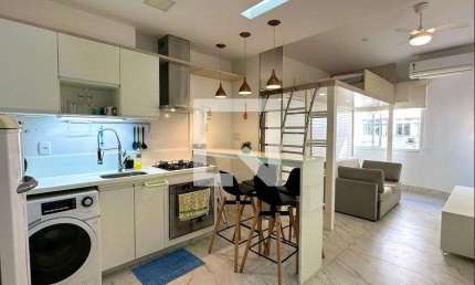 Kitnet / Stúdio para Aluguel - Copacabana, 1 Quarto,  28 m² - Rio de Janeiro