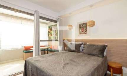 Kitnet / Stúdio para Aluguel - Moema, 1 Quarto,  26 m² - São Paulo