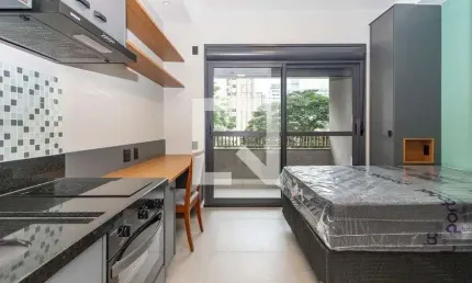 Kitnet / stúdio para aluguel - campo belo, 1 quarto,  27 m² - são paulo