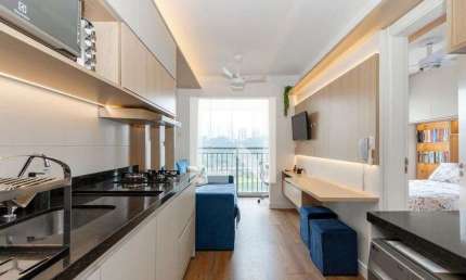 Apartamento para Aluguel - Chácara Santo Antonio, 1 Quarto,  27 m² - São Paulo