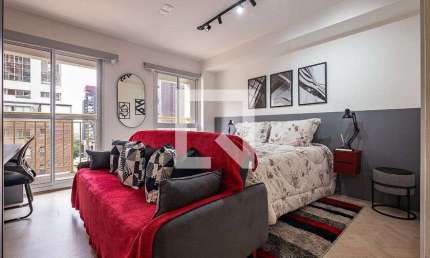 Kitnet / Stúdio para Aluguel - Pinheiros, 1 Quarto,  28 m² - São Paulo