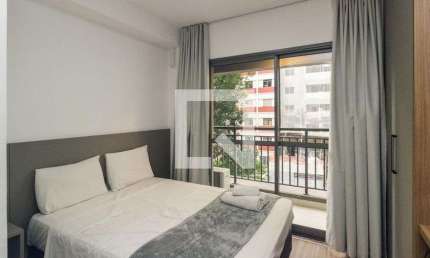 Kitnet / Stúdio para Aluguel - Santa Cecília, 1 Quarto,  21 m² - São Paulo