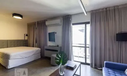 Kitnet / Stúdio para Aluguel - Itaim Bibi, 1 Quarto,  45 m² - São Paulo