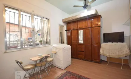 Kitnet / stúdio para aluguel - botafogo, 1 quarto,  35 m² - rio de janeiro