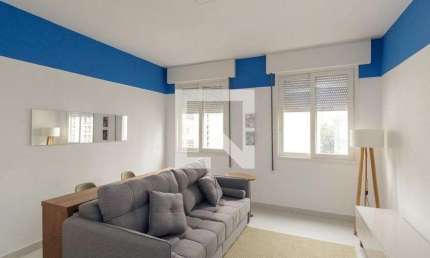 Kitnet / Stúdio para Aluguel - Santa Cecília, 1 Quarto,  44 m² - São Paulo