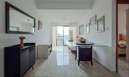 Apartamento para Aluguel - Canto do Forte, 1 Quarto,  70 m² - Praia Grande