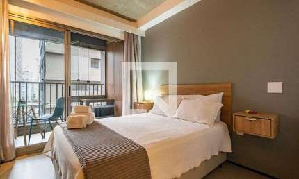 Kitnet / Stúdio para Aluguel - Jardim Paulista, 1 Quarto,  30 m² - São Paulo