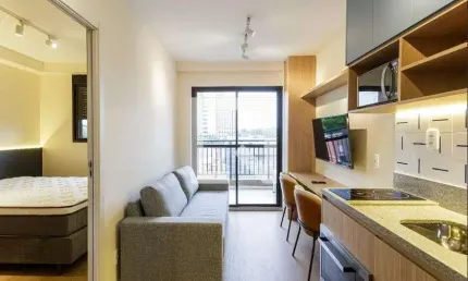 Kitnet / Stúdio para Aluguel - Moema, 1 Quarto,  30 m² - São Paulo