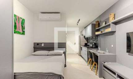 Kitnet / Stúdio para Aluguel - Chácara Santo Antonio, 1 Quarto,  26 m² - São Paulo