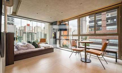 Kitnet / Stúdio para Aluguel - Pinheiros, 1 Quarto,  36 m² - São Paulo