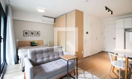 Kitnet / Stúdio para Aluguel - Moema, 1 Quarto,  38 m² - São Paulo