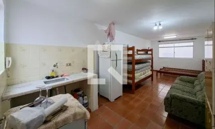 Kitnet / stúdio para aluguel - aviação, 1 quarto,  35 m² - praia grande