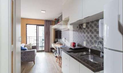 Kitnet / Stúdio para Aluguel - Moema, 1 Quarto,  27 m² - São Paulo