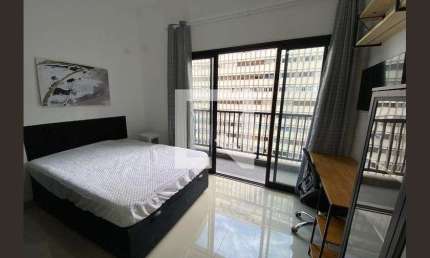 Kitnet / Stúdio para Aluguel - Santa Cecília, 1 Quarto,  22 m² - São Paulo