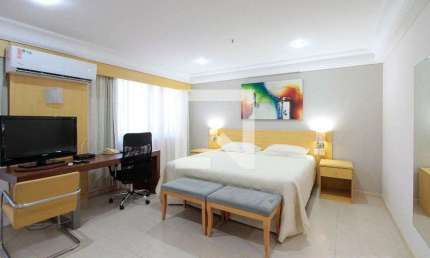 Kitnet / Stúdio para Aluguel - Barra da Tijuca, 1 Quarto,  48 m² - Rio de Janeiro