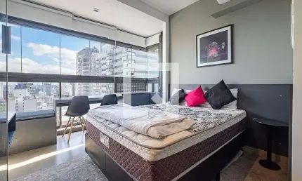 Kitnet / Stúdio para Aluguel - Pinheiros, 1 Quarto,  20 m² - São Paulo