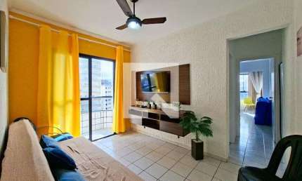 Apartamento para Aluguel - Vila Caiçara, 1 Quarto,  50 m² - Praia Grande
