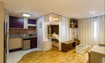 Kitnet / Stúdio para Aluguel - Itaim Bibi, 1 Quarto,  44 m² - São Paulo