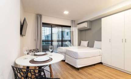 Kitnet / Stúdio para Aluguel - Santa Cecília, 1 Quarto,  30 m² - São Paulo