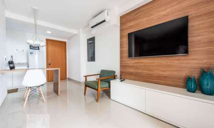 Kitnet / Stúdio para Aluguel - Setor Oeste, 1 Quarto,  55 m² - Goiânia