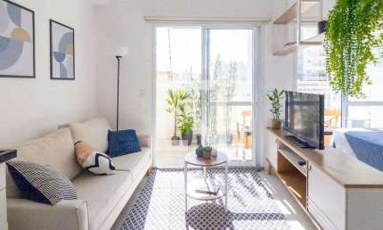 Kitnet / Stúdio para Aluguel - Santo Amaro , 1 Quarto,  30 m² - São Paulo