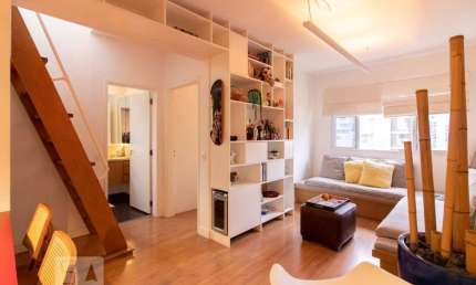 Cobertura para Aluguel - Moema, 1 Quarto,  95 m² - São Paulo