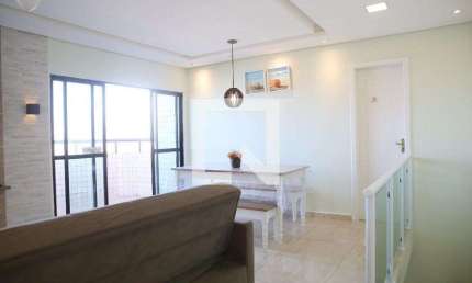 Cobertura para Aluguel - Maracanã, 2 Quartos,  130 m² - Praia Grande