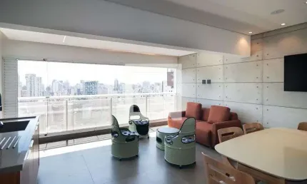Cobertura para Aluguel - Consolação, 1 Quarto,  100 m² - São Paulo