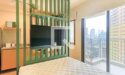 Kitnet / stúdio para aluguel - chácara santo antonio, 1 quarto,  23 m² - são paulo