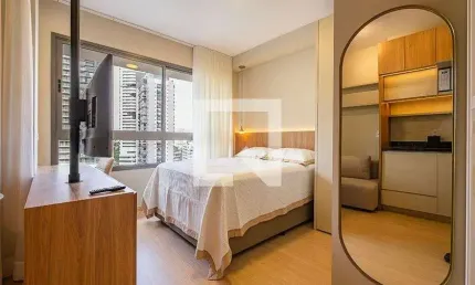 Kitnet / Stúdio para Aluguel - Pinheiros, 1 Quarto,  24 m² - São Paulo