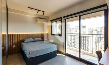 Kitnet / Stúdio para Aluguel - Santa Cecília, 1 Quarto,  26 m² - São Paulo