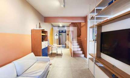 Casa / Sobrado em Condomínio para Aluguel - Laranjeiras, 2 Quartos,  162 m² - Rio de Janeiro