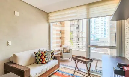 Apartamento para Aluguel - Brooklin, 1 Quarto,  60 m² - São Paulo