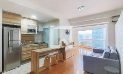 Apartamento para aluguel - brooklin, 1 quarto,  50 m² - são paulo