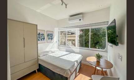 Kitnet / Stúdio para Aluguel - Botafogo, 1 Quarto,  40 m² - Rio de Janeiro