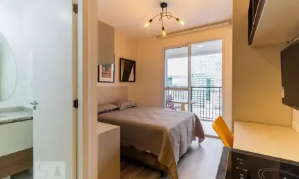 Kitnet / stúdio para aluguel - consolação, 1 quarto,  25 m² - são paulo
