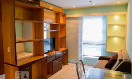 Kitnet / Stúdio para Aluguel - Botafogo, 1 Quarto,  40 m² - Rio de Janeiro