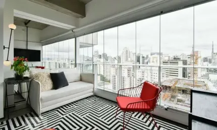 Cobertura para Aluguel - Consolação, 1 Quarto,  35 m² - São Paulo