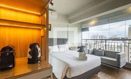 Kitnet / Stúdio para Aluguel - Moema, 1 Quarto,  25 m² - São Paulo