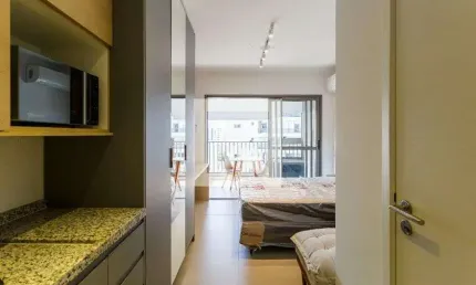 Kitnet / Stúdio para Aluguel - Moema, 1 Quarto,  29 m² - São Paulo