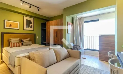Kitnet / Stúdio para Aluguel - Santa Cecília, 1 Quarto,  26 m² - São Paulo