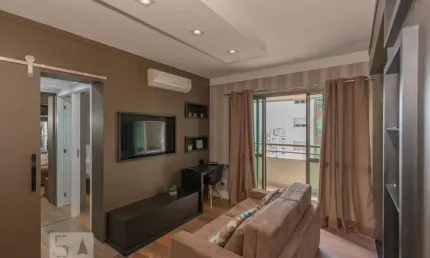 Apartamento para aluguel - brooklin, 1 quarto,  40 m² - são paulo