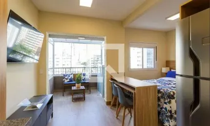 Kitnet / stúdio para aluguel - vila olímpia, 1 quarto,  27 m² - são paulo