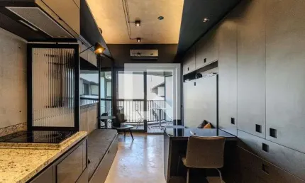 Kitnet / stúdio para aluguel - santa cecília, 1 quarto,  25 m² - são paulo