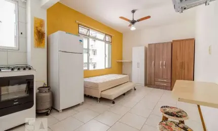 Kitnet / Stúdio para Aluguel - Centro Histórico, 1 Quarto,  22 m² - Porto Alegre