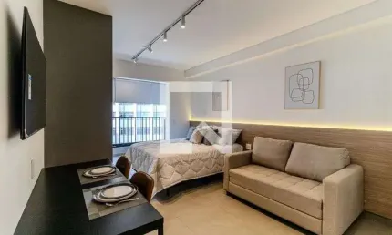 Kitnet / Stúdio para Aluguel - Santa Cecília, 1 Quarto,  32 m² - São Paulo