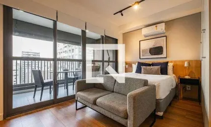 Kitnet / Stúdio para Aluguel - Jardim Paulista, 1 Quarto,  33 m² - São Paulo