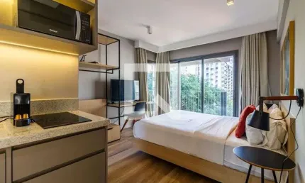 Kitnet / Stúdio para Aluguel - Jardim Paulista, 1 Quarto,  31 m² - São Paulo