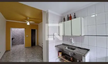 Kitnet / Stúdio para Aluguel - Guilhermina, 1 Quarto,  20 m² - Praia Grande